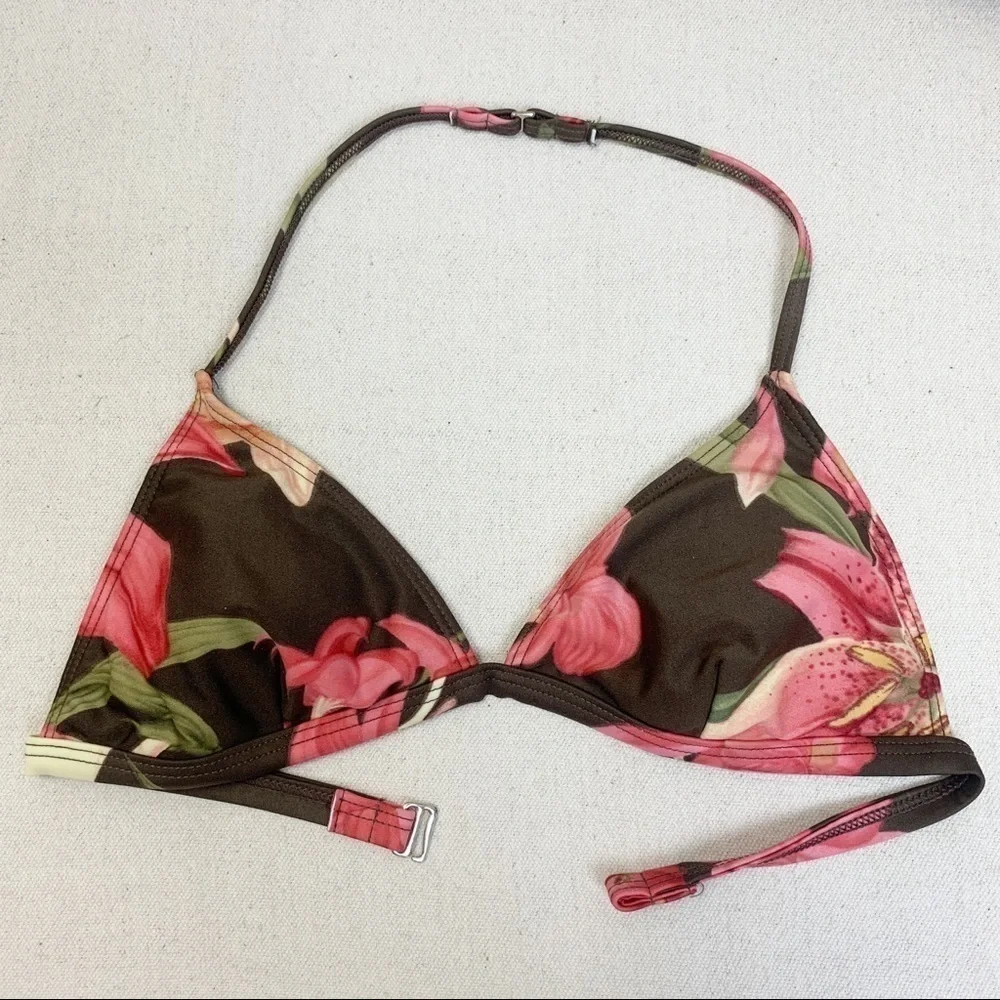 Tommy Bahama Floral Halter Bikini Top 6